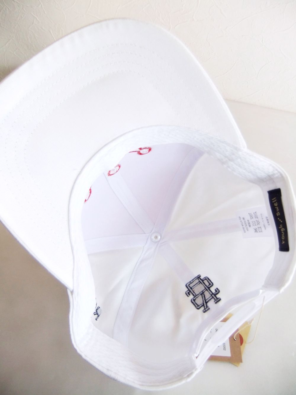 CROWN B.B. CAP  ( ホワイト )  ロゴ入りキャップ  RSA-22202