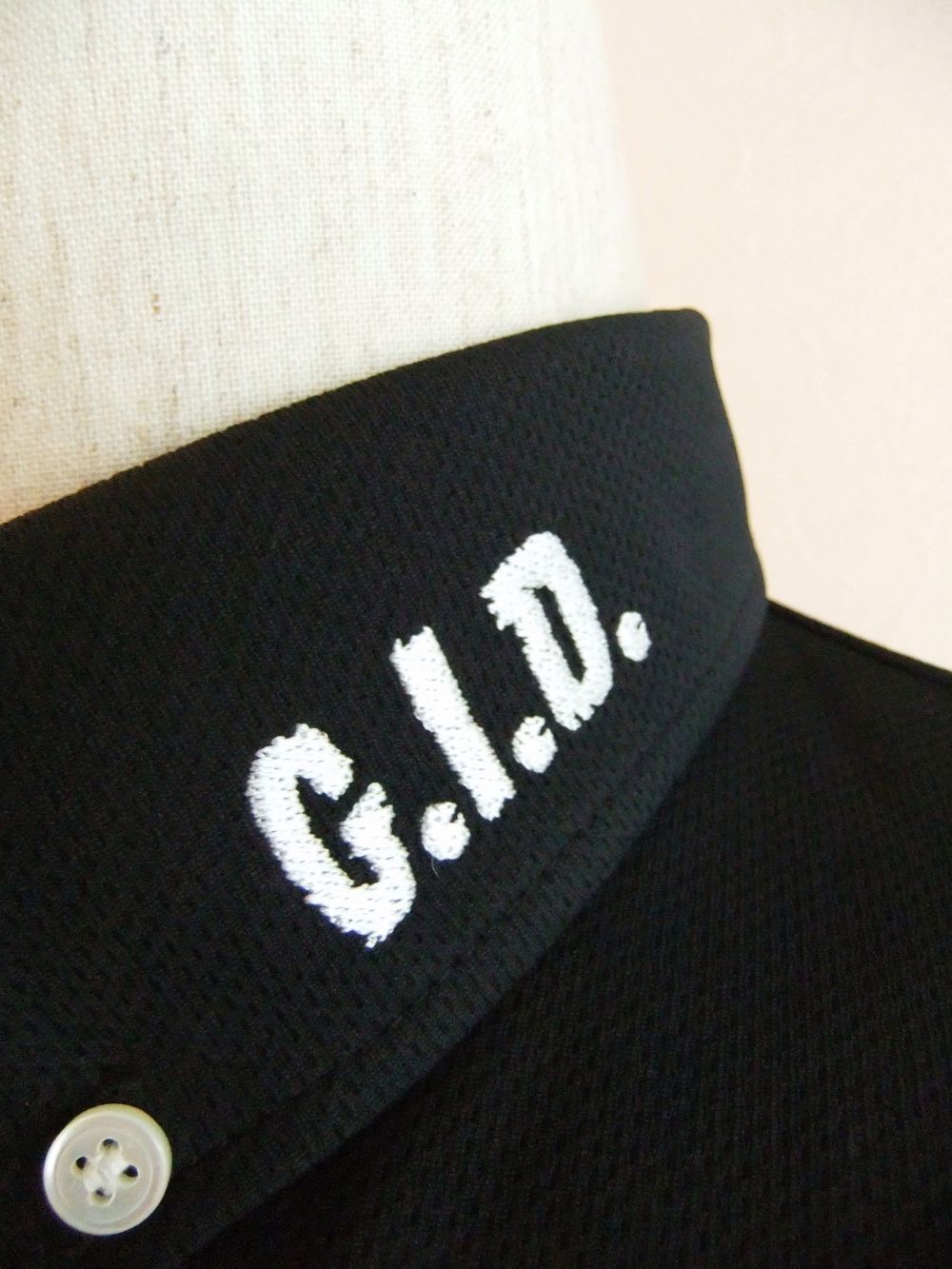 SKULL POLO ( ブラック )   半袖B.D.ポロ  RSM-21007