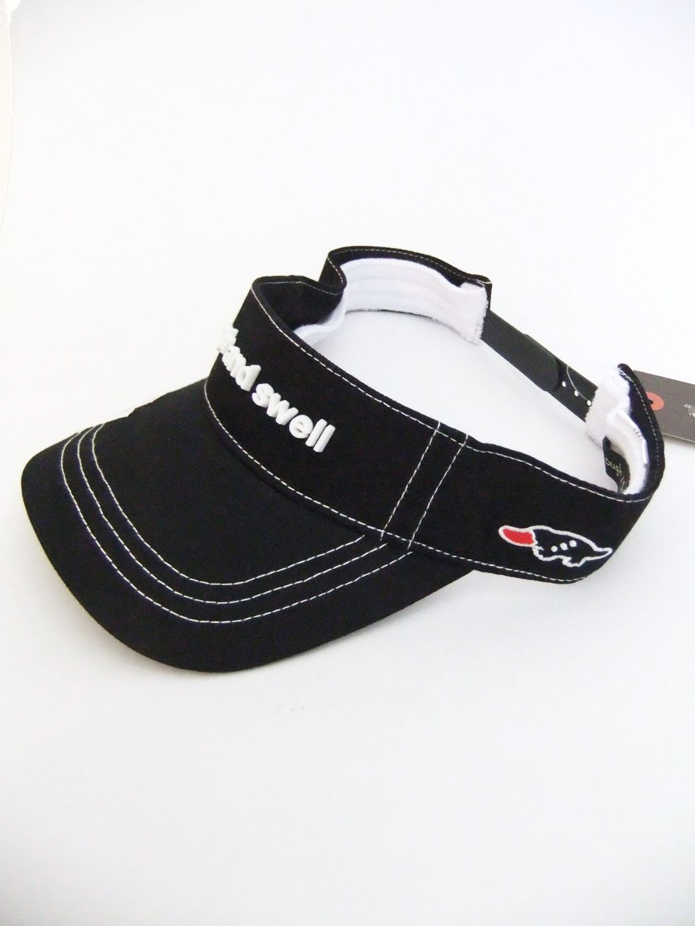 SIMPLE LOGO VISOR ( ブラック) ロゴ入りサンバイザー  RSA-21013
