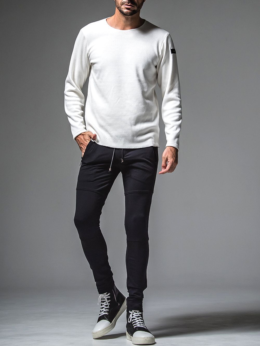 VELOURS FLEECE NEO THERMAL  (ホワイト)  カットオフ ハニカム サーマル