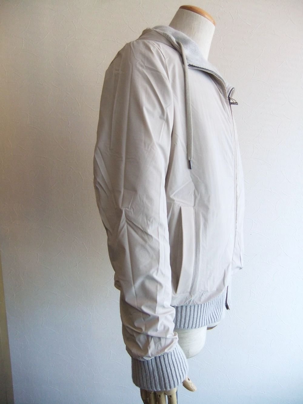 RESORT INFINITY MIX KNIT & REV PONENTE  リバーシブル ニット フーディーブルゾン