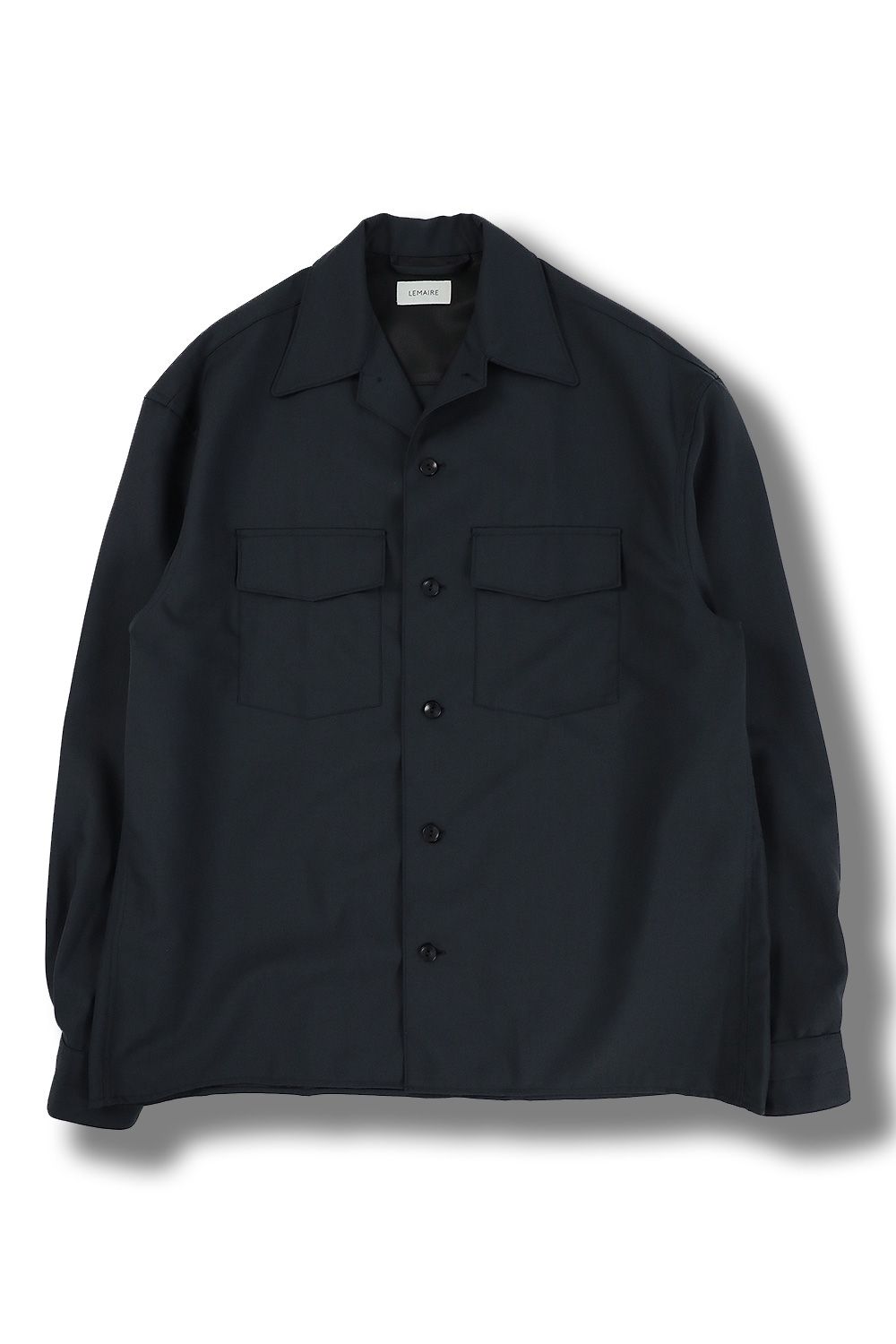 LEMAIRE - CONVERTIBLE COLLAR SHIRT(ANTHRACITE) | Acacia ONLINESTORE