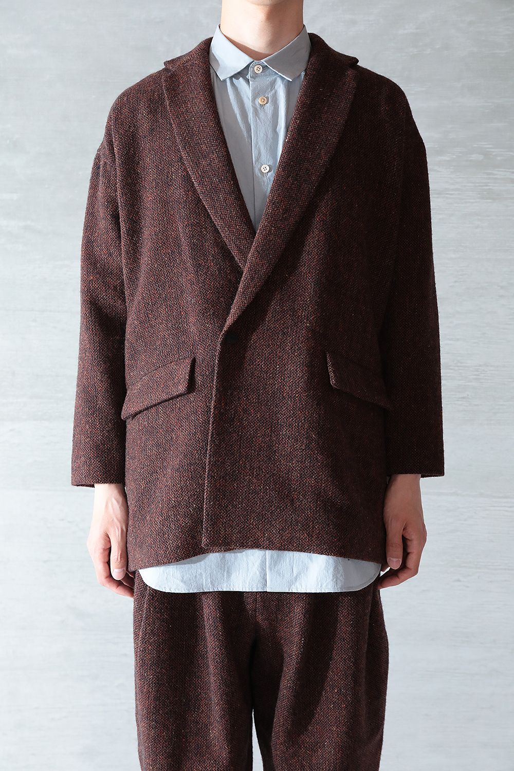 Dulcamara ブリティッシュWダブルJK・PT(RED BROWN) セットアップ