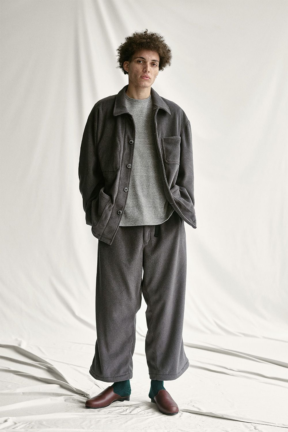 YOKO SAKAMOTO - 【23AW/ラスト1点】ALPINE WORK JACKET(CHARCOAL GRAY