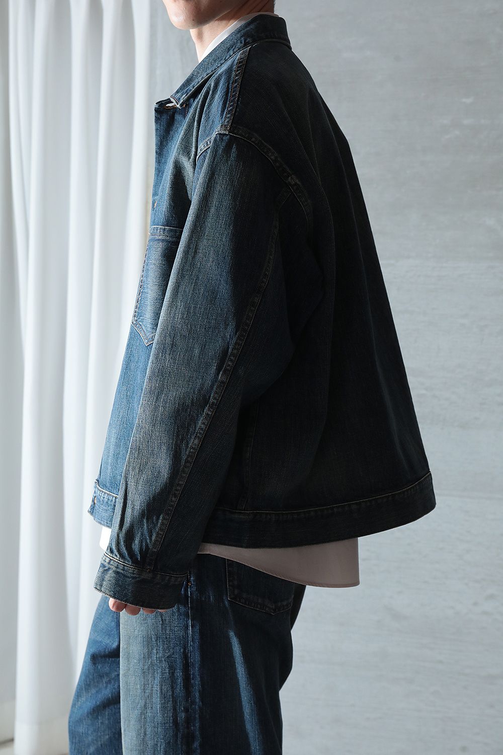 YOKO SAKAMOTO - DENIM JACKET(FADE INDIGO) | Acacia ONLINESTORE