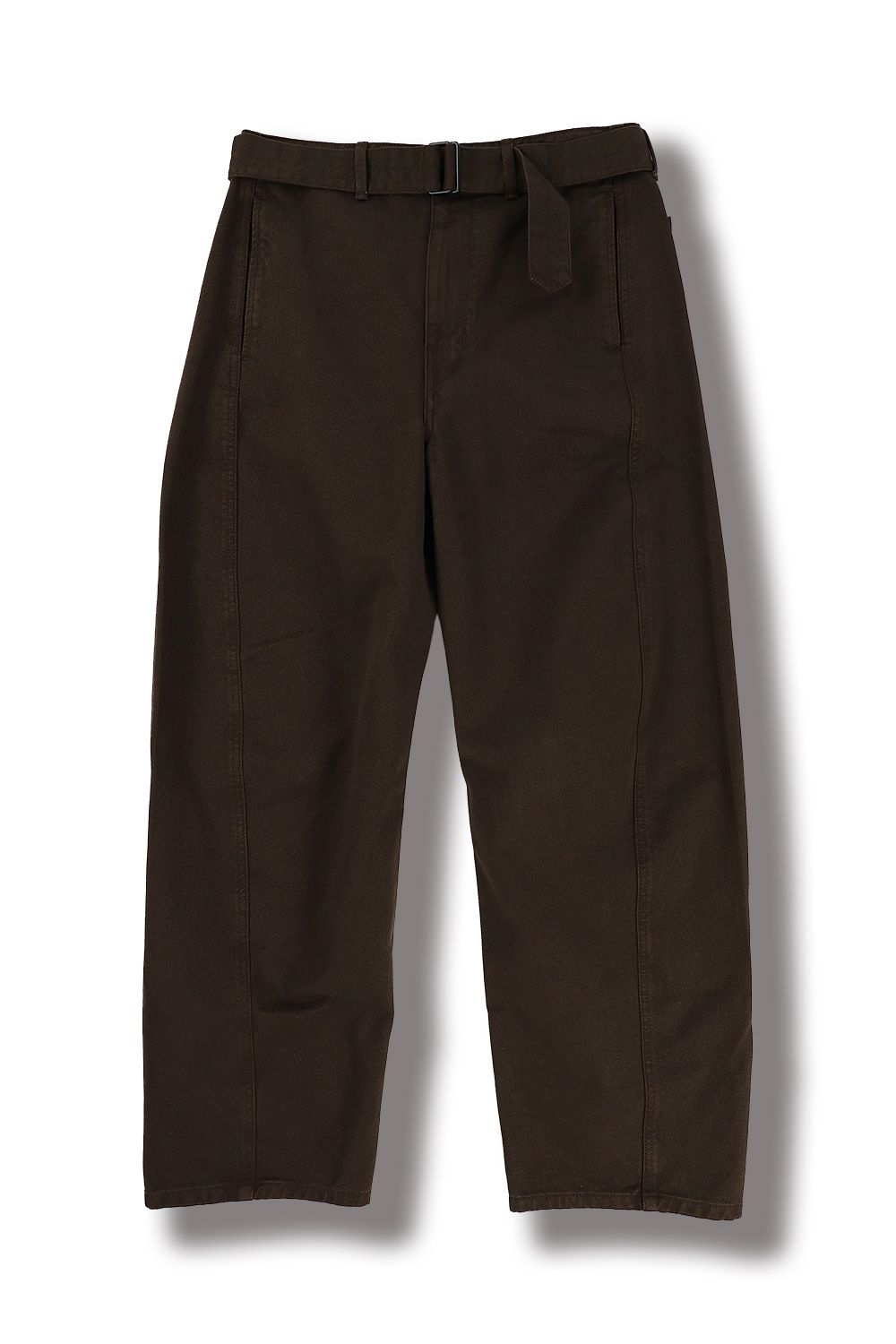 LEMAIRE 【23AW】TWISTED BELTED PANTS(ESPRESSO) Acacia ONLINESTORE