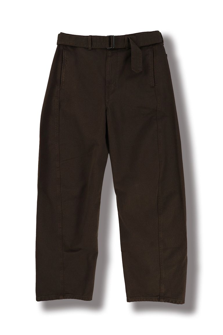 LEMAIRE 縲�23AW縲禅WISTED BELTED PANTS(ESPRESSO) Acacia ONLINESTORE