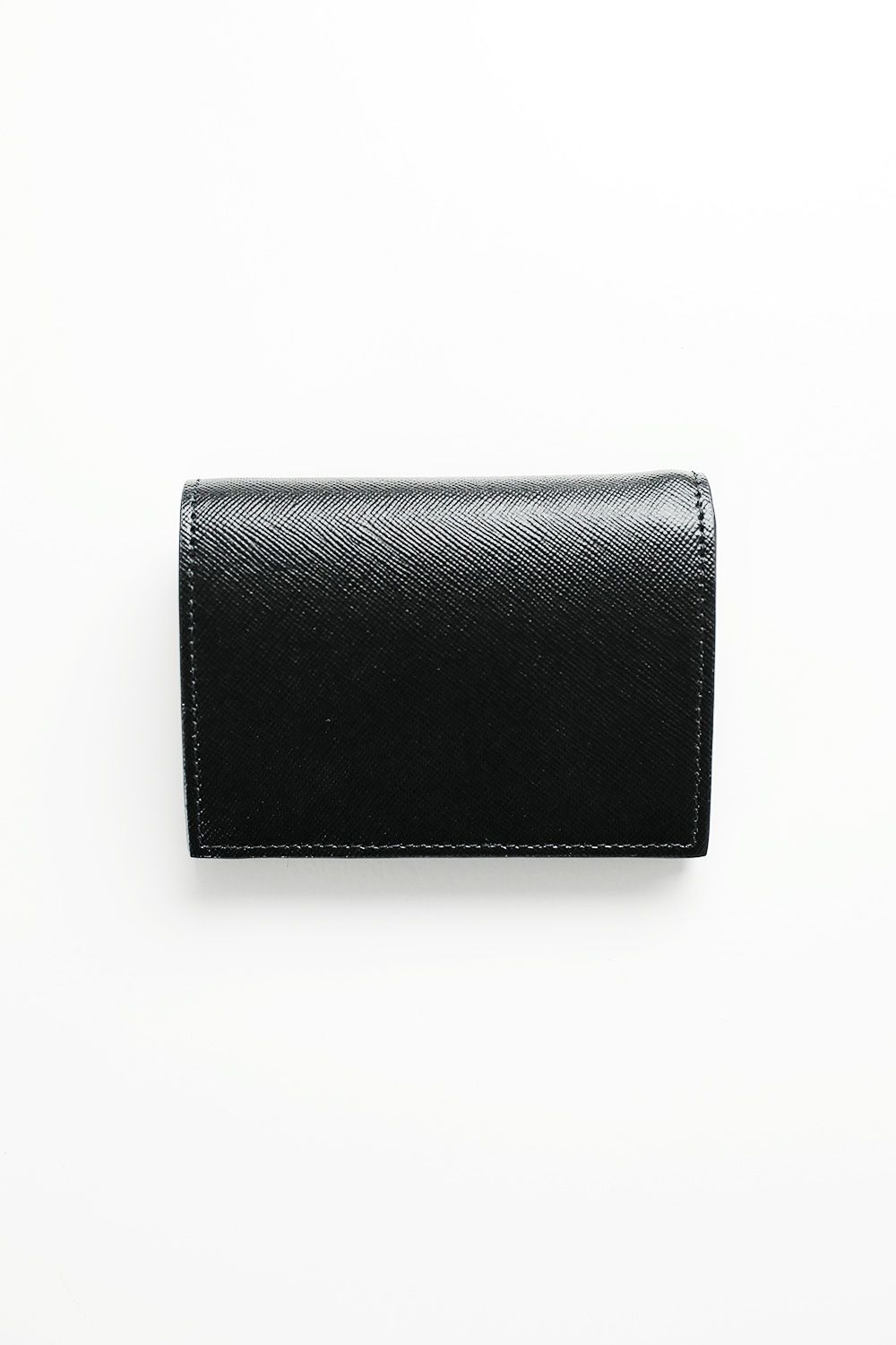 MARNI - 【23AW】SAFFIANO CALFSKIN BI-FOLD WALLET(BLACK/BLU BLACK