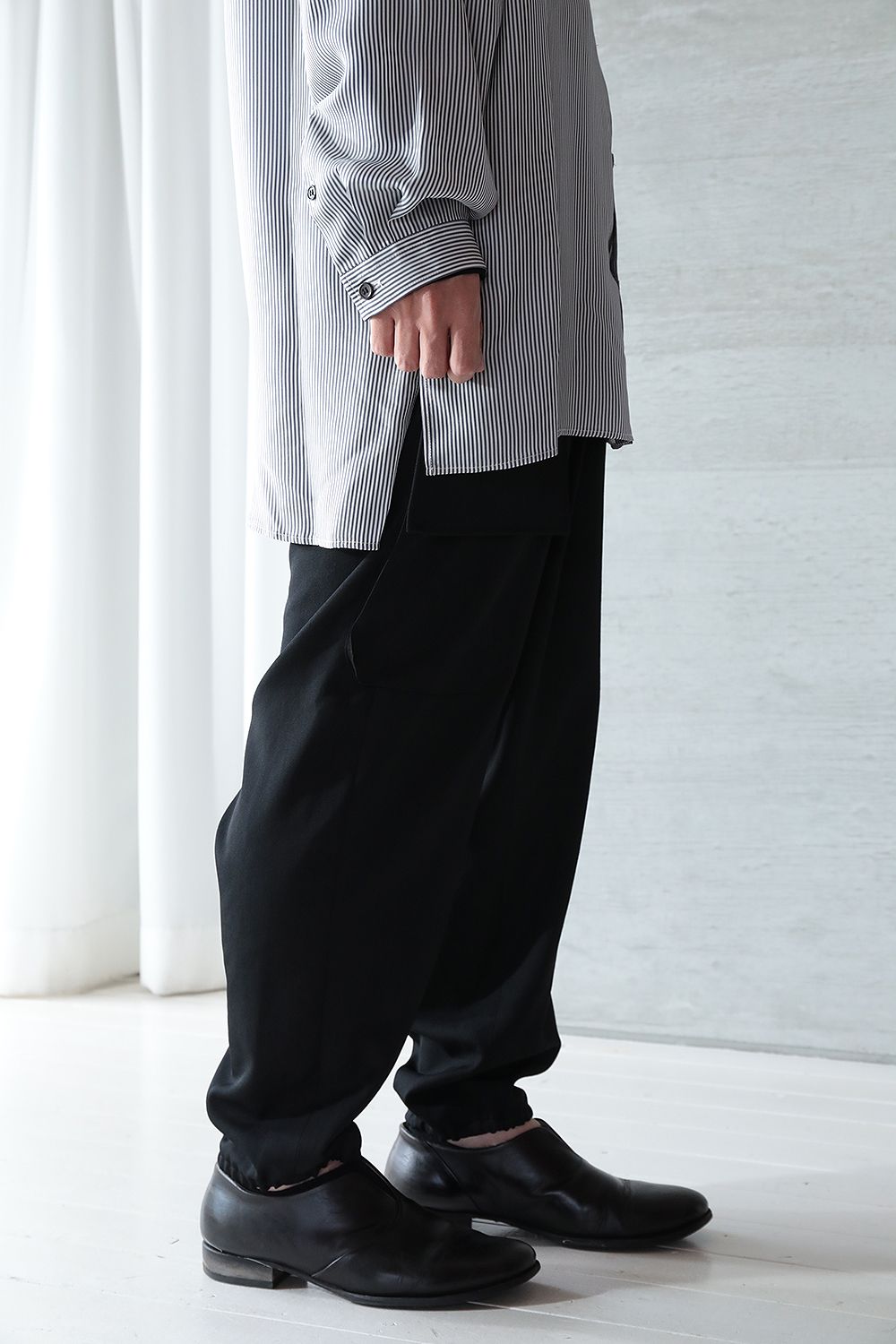 REGULATION Yohji Yamamoto S-WリブフラップPパンツ2