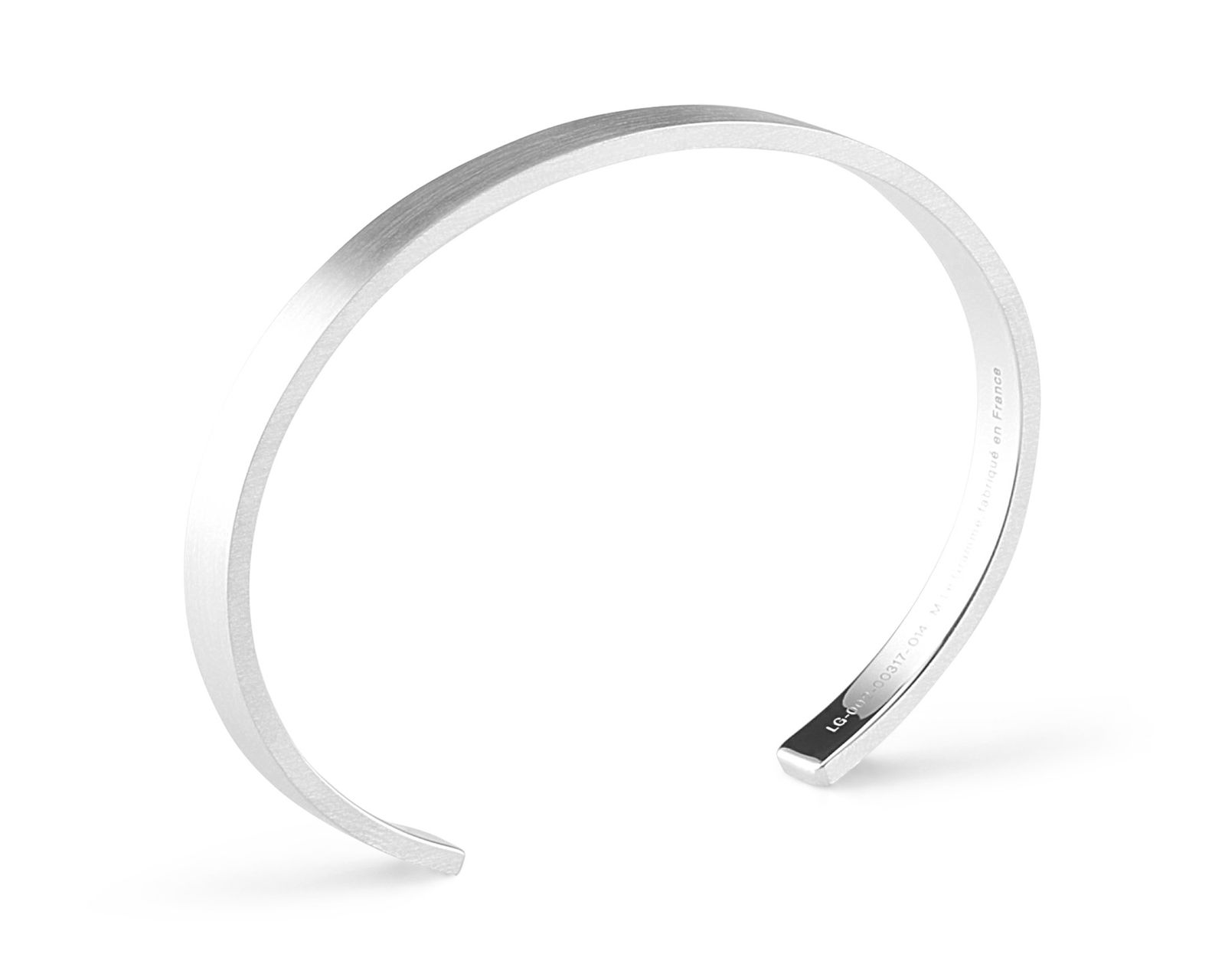 Le gramme - ribbon bracelet le 15g(SLICK BRUSHED SILVER) | Acacia