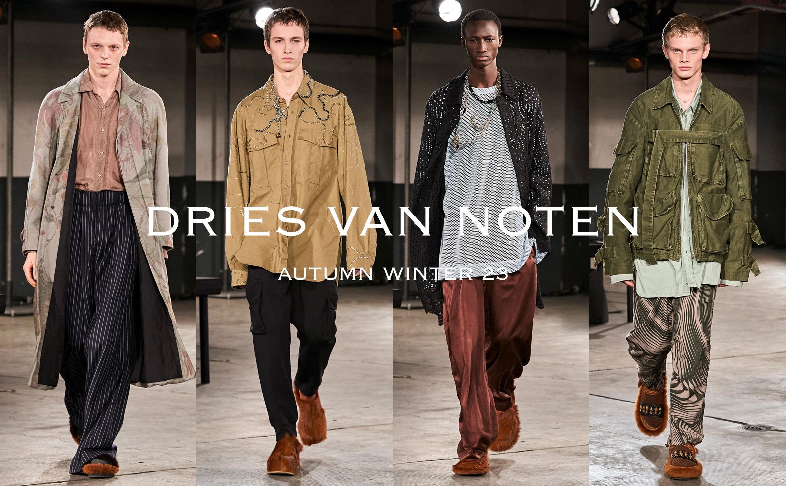 身幅約50cmDRIES VAN NOTEN ベルギー製 ジップアップコート