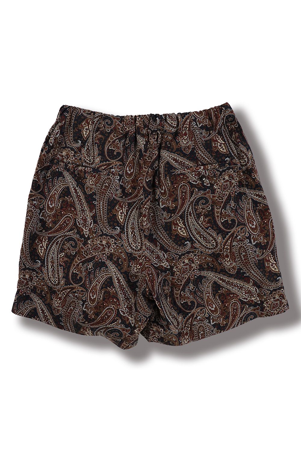 WEWILL - PAISLEY BAGGY SHORTS(BROWN) | Acacia ONLINESTORE