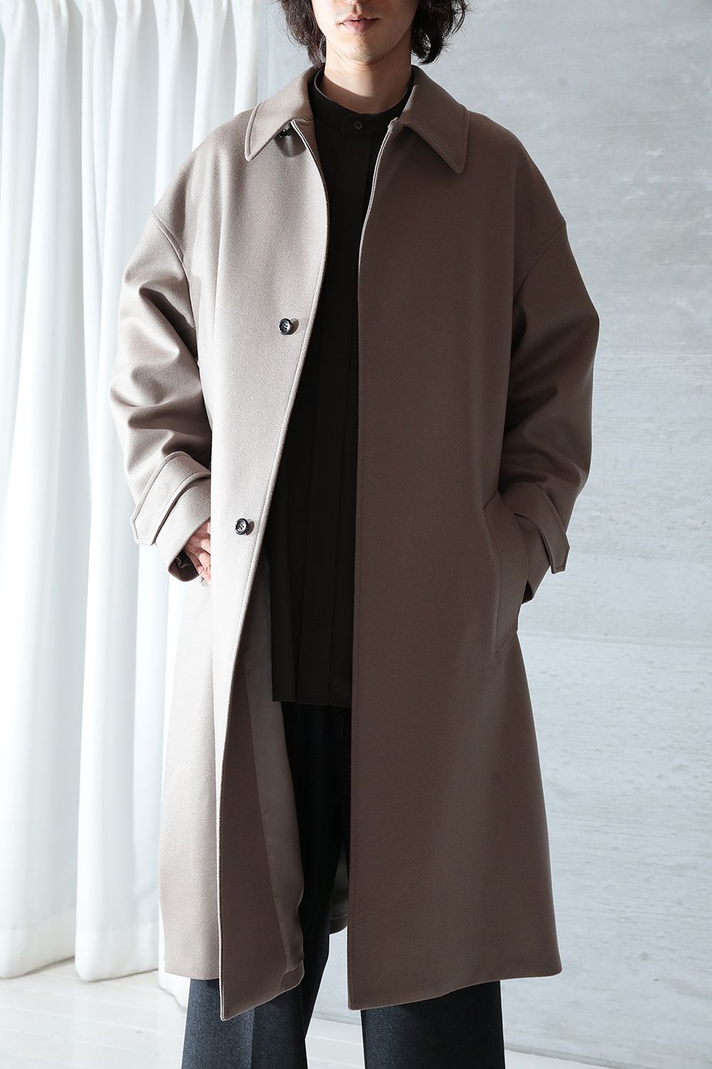 THE RERACS - 【23AW/ラスト1点】THE BAL COLLAR COAT(BEIGE