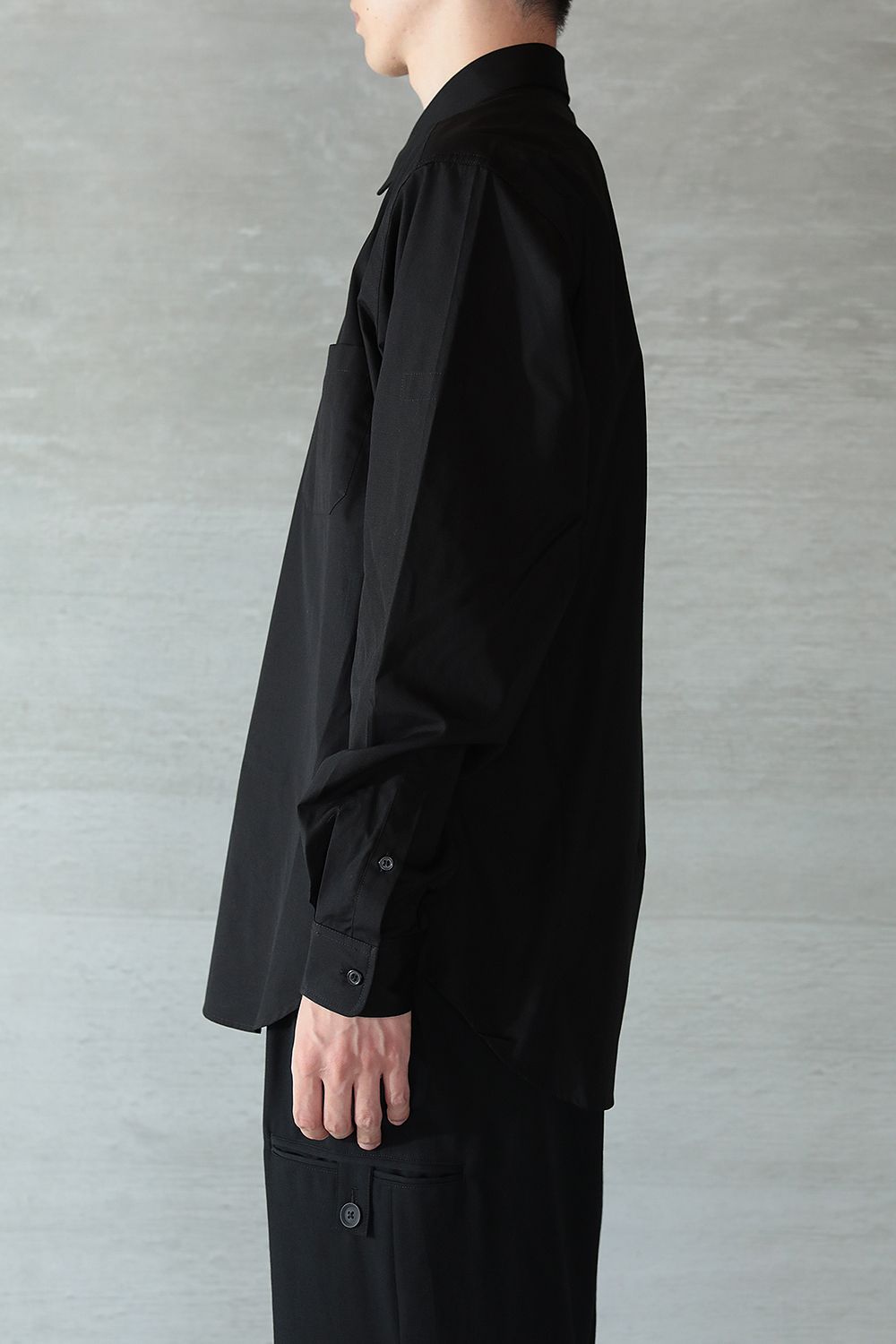 yohji yamamoto - 【yohji yamamoto】Y-CDM定番シャツ(BLACK) | Acacia