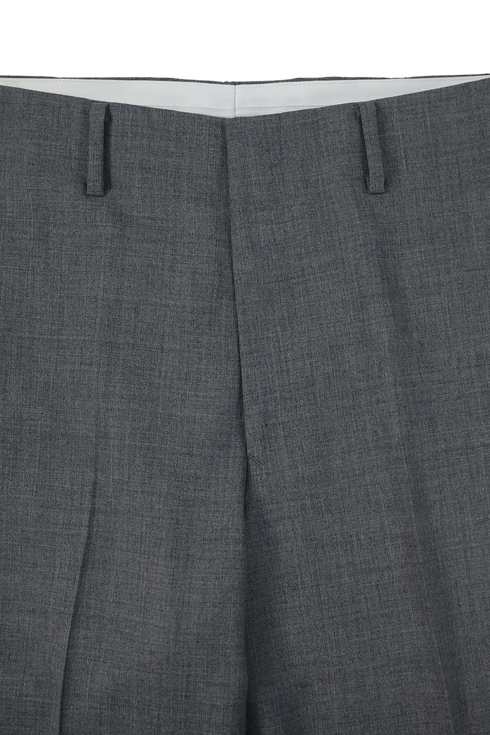 WEWILL - FLAT WAIST TROUSERS(GRAY) | Acacia ONLINESTORE