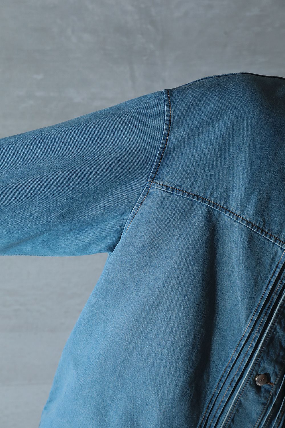 THE RERACS - KUURA DENIM THE JEAN JACKET(BLEACH LIGHT BLUE