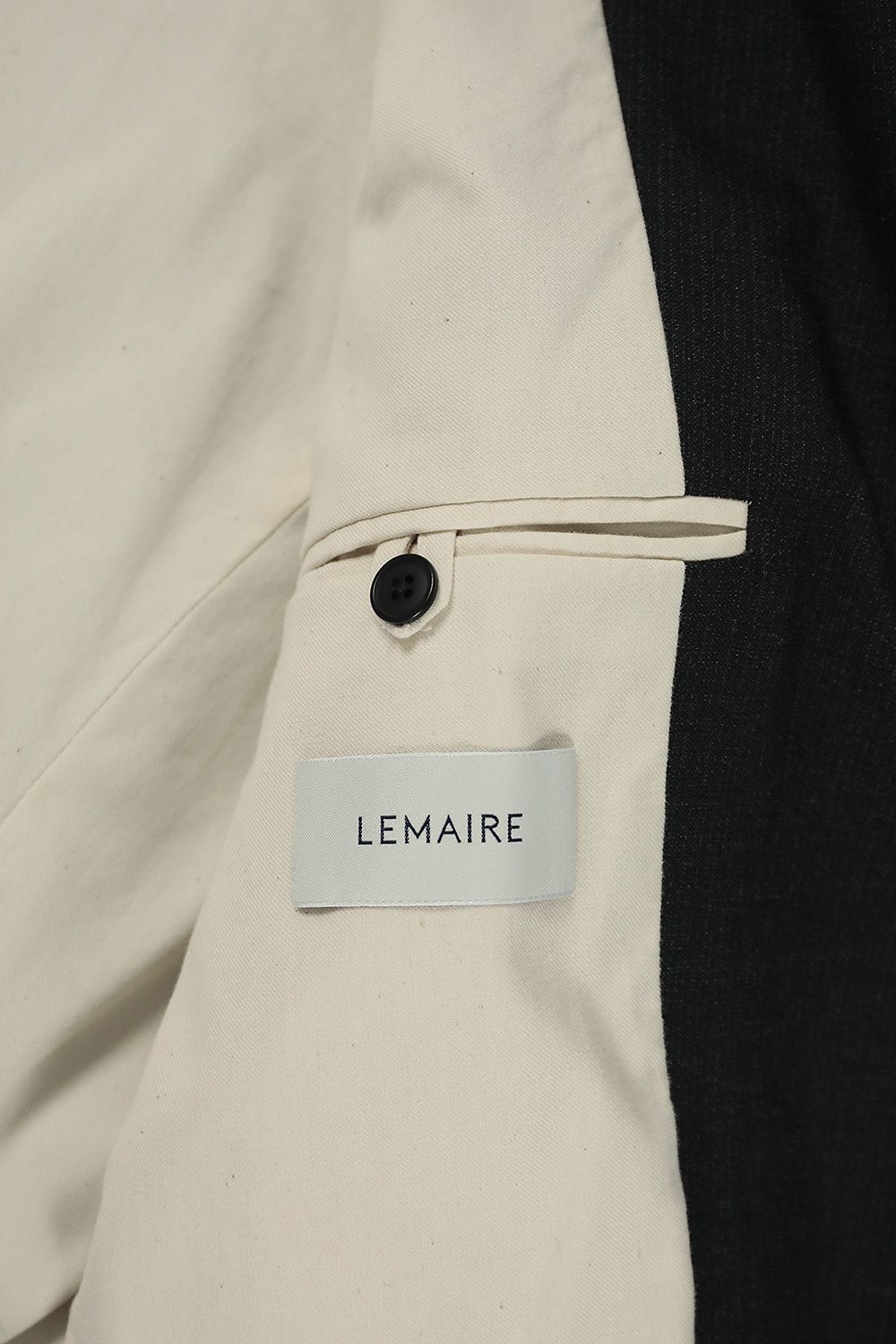 LEMAIRE - 【ラスト1点】3 BUTTON JACKET(ANTHRACITE CHINE) | Acacia