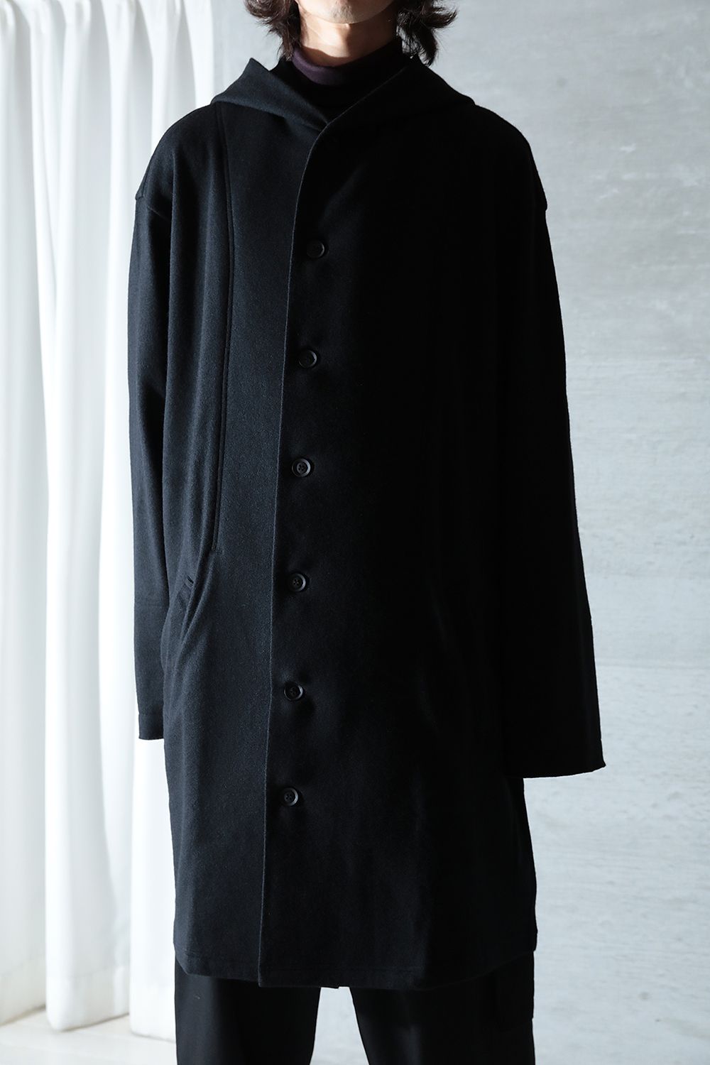 yohji yamamoto - 【ラスト1点/yohji yamamoto】レイヤード風コート