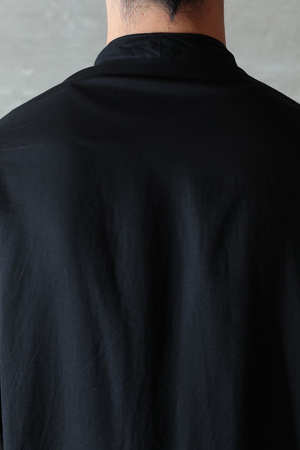 yohji yamamoto - 【yohji yamamoto】M-開衿ロングシャツ(NAVY 