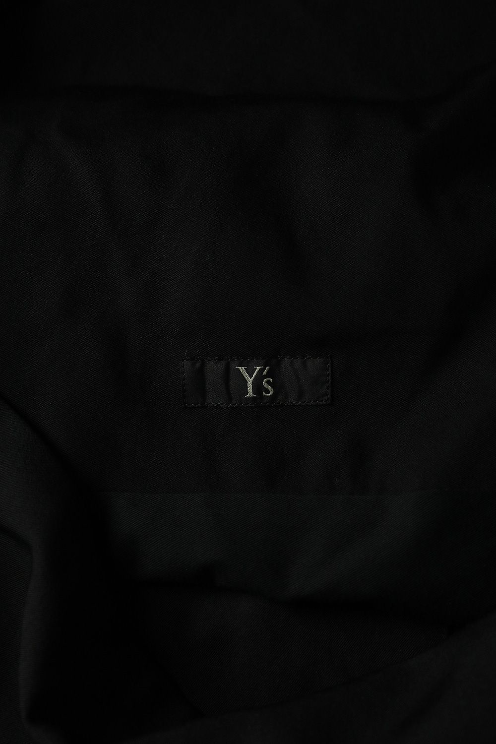 yohji yamamoto - GABARDINE TUCK DRAPE BAG(BLACK) | Acacia ONLINESTORE