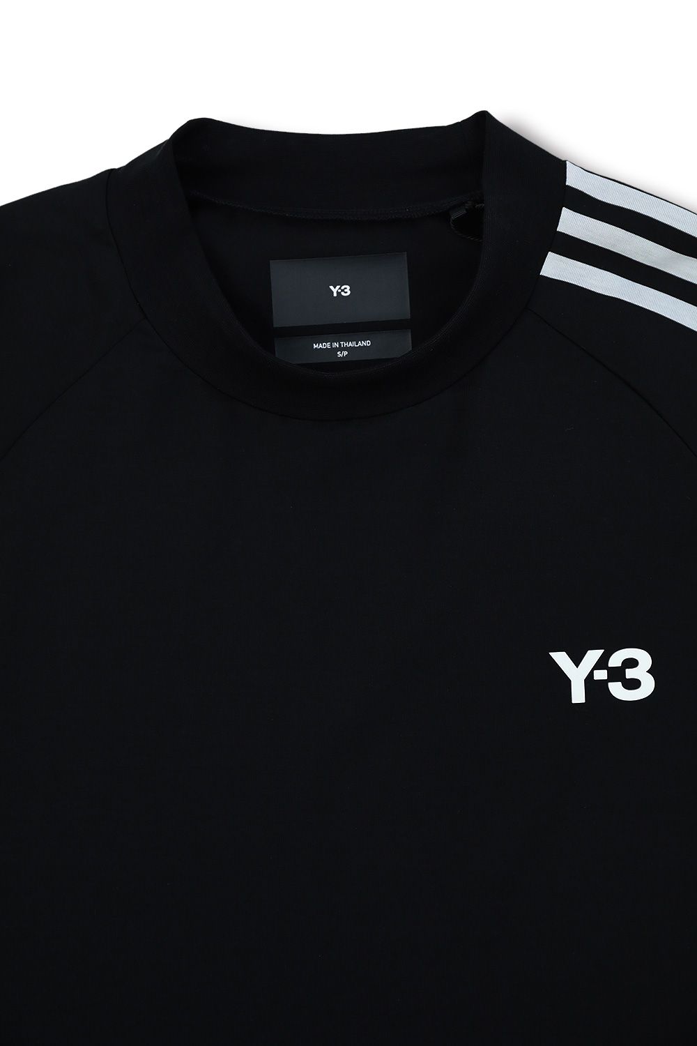 Y-3 - 3-STRIPES LONG SLEEVE TEE(BLACK/OFF WHITE/H44800) | Acacia