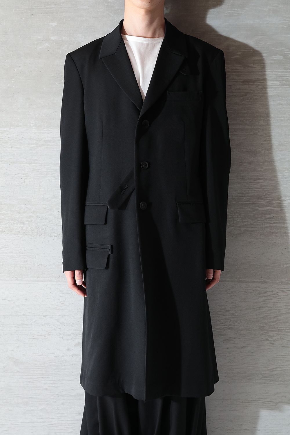 【yohji yamamoto】S-Dr.JKT Reギャバ - 2
