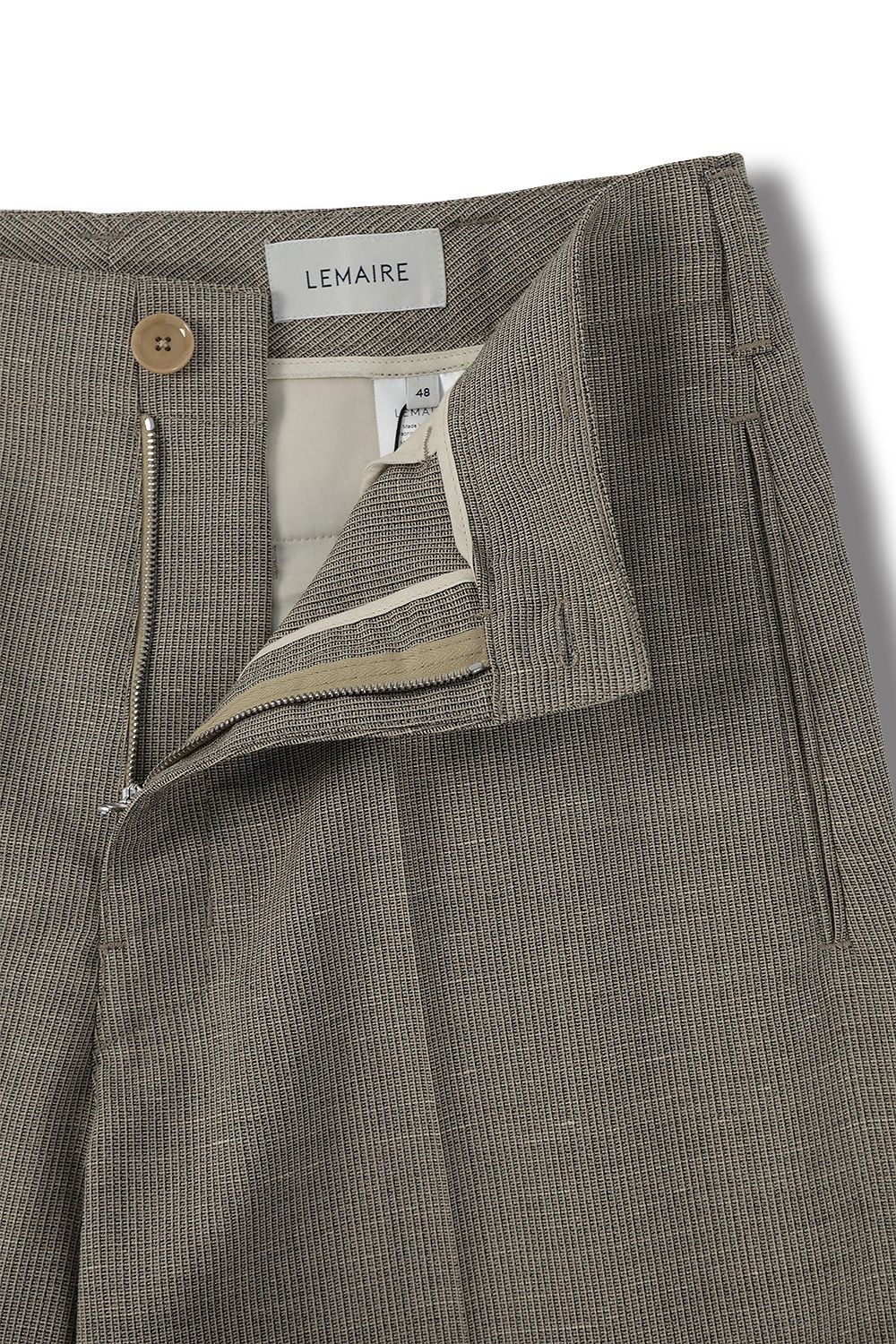 LEMAIRE - 【ラスト1点】TAPERED PANTS(BEIGE/GREY) | Acacia ONLINESTORE