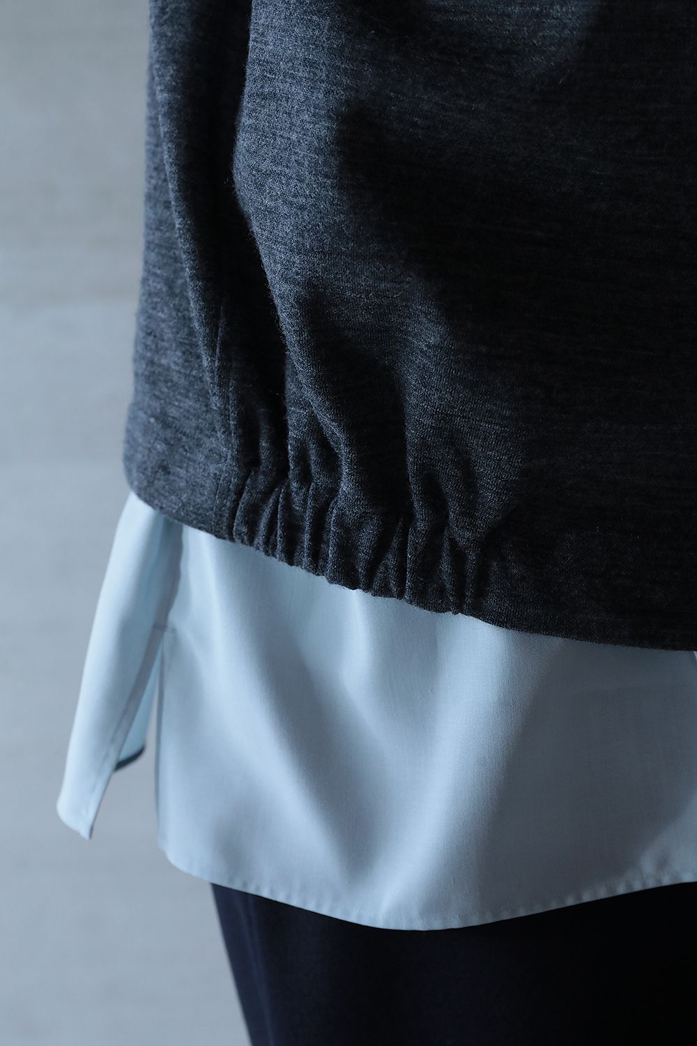 THE RERACS - 【23AW/ラスト1点】RERACS HALF ZIP HOODED PULLOVER(TOP