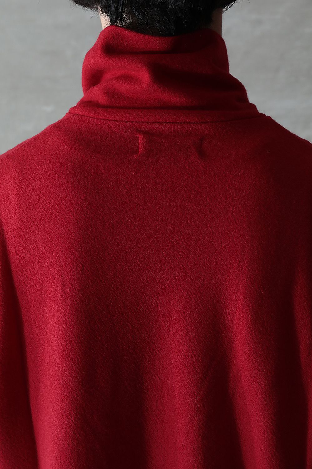 【yohji yamamoto】タートル長袖(RED) - 3