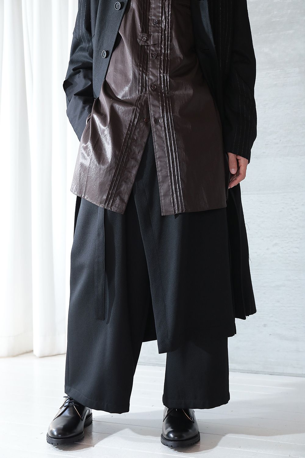 Yohji Yamamoto pour homme シワギャバラップパンツ　2ご確認よろしくお願いいたします