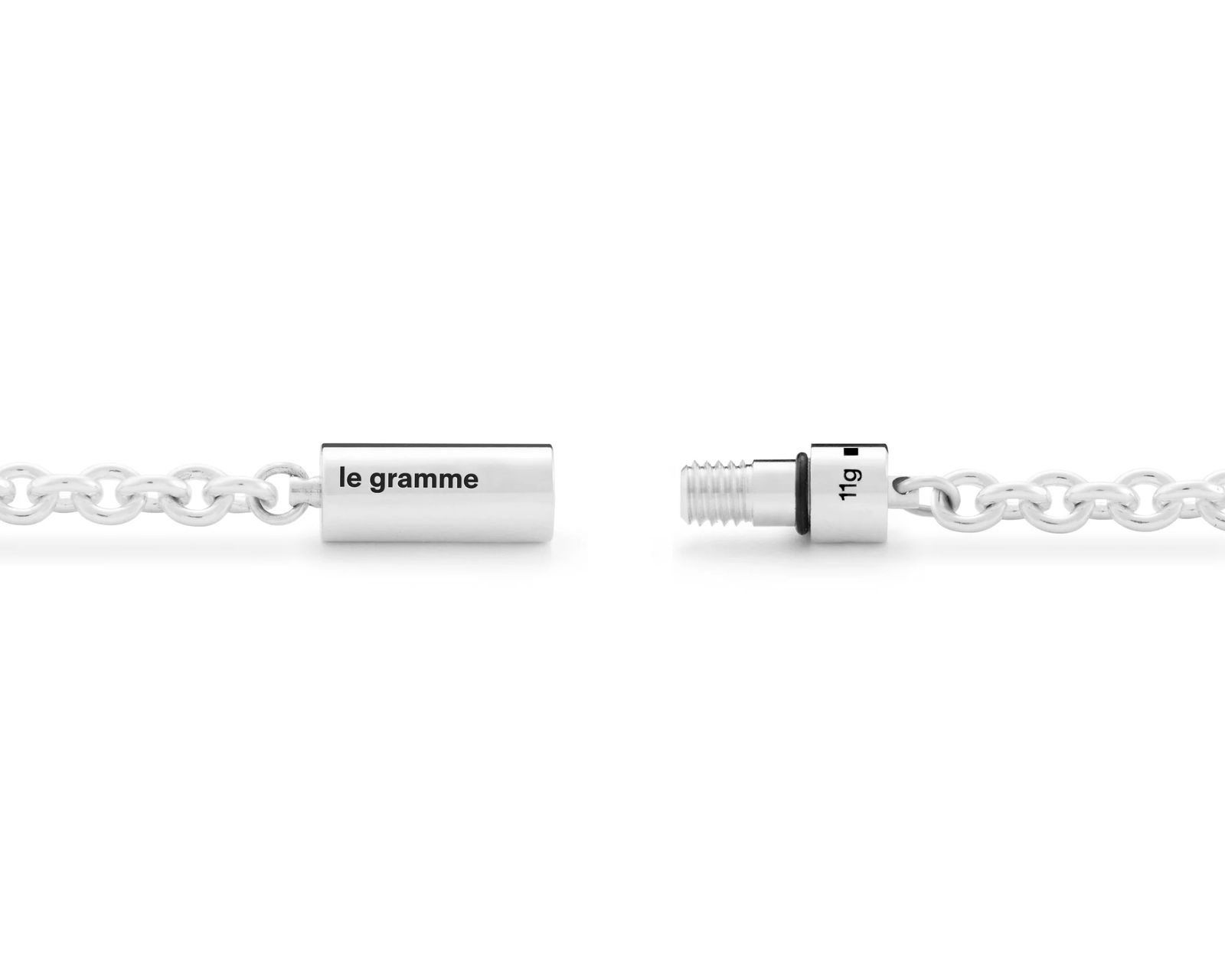 Le gramme - cable on chain bracelet le 11g(SLICK POLISHED