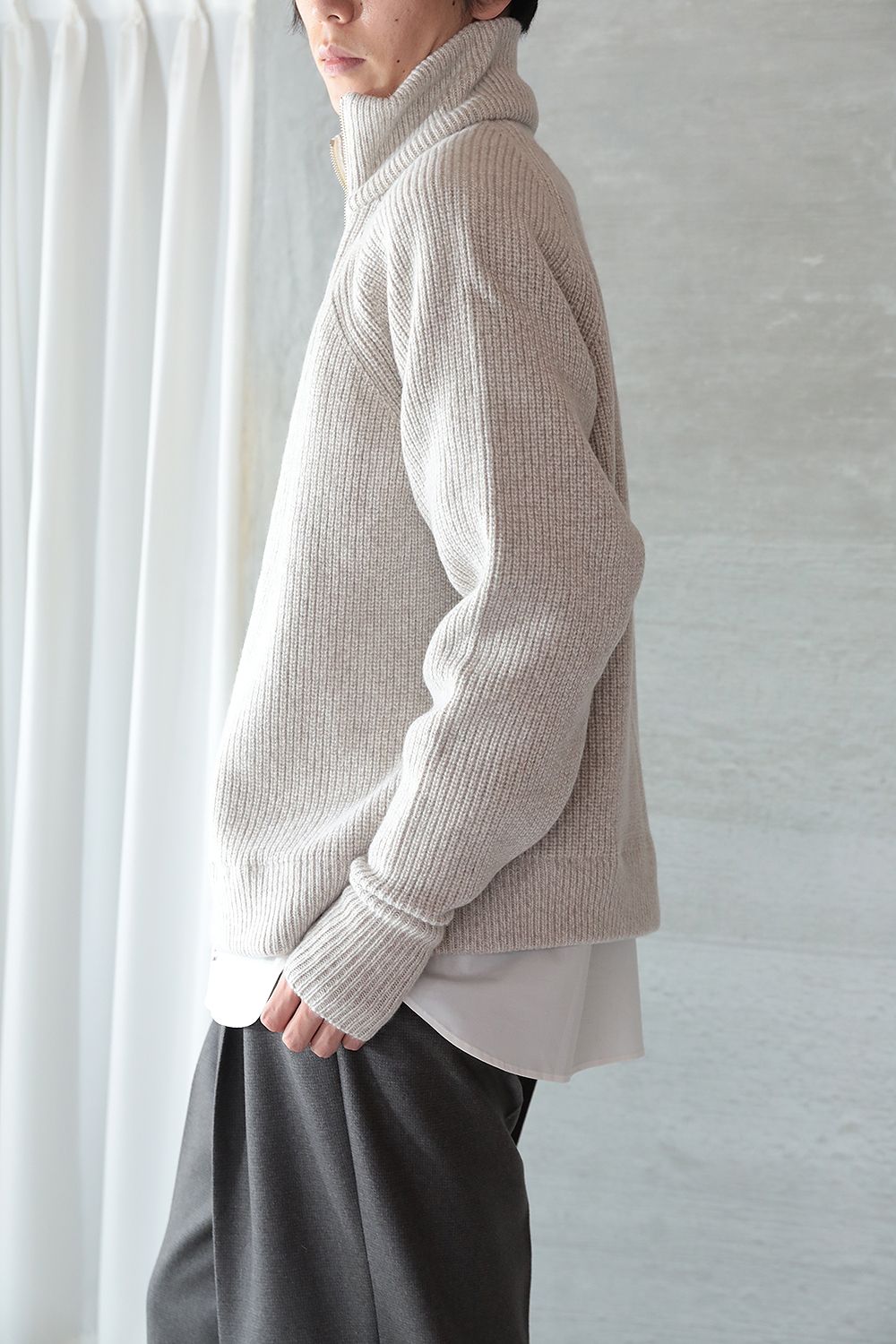 RERACS DRIVERS KNIT(WHITE) - FREE SIZE