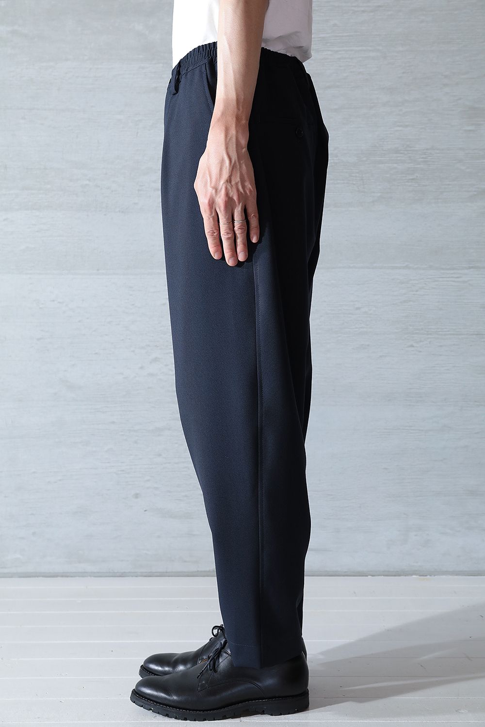 MARNI - 【23AW/ラスト1点】TROPICAL WOOL CROPPED PANTS(BLUBLACK