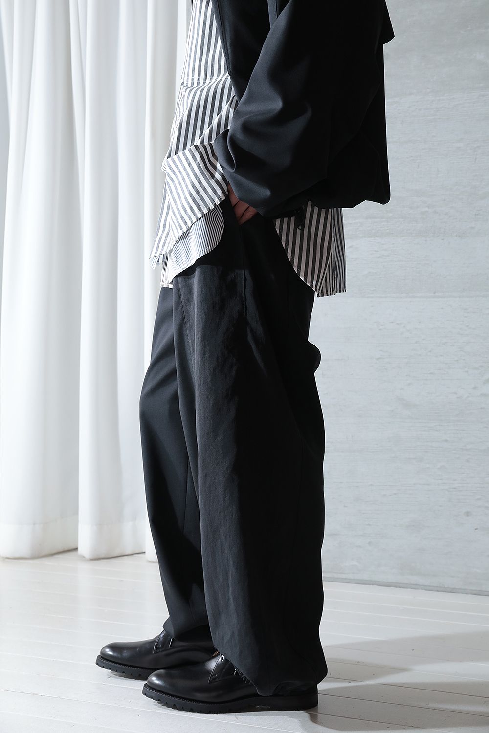 Y's.... PANELLED PANTS WITH ELASTIC BAND