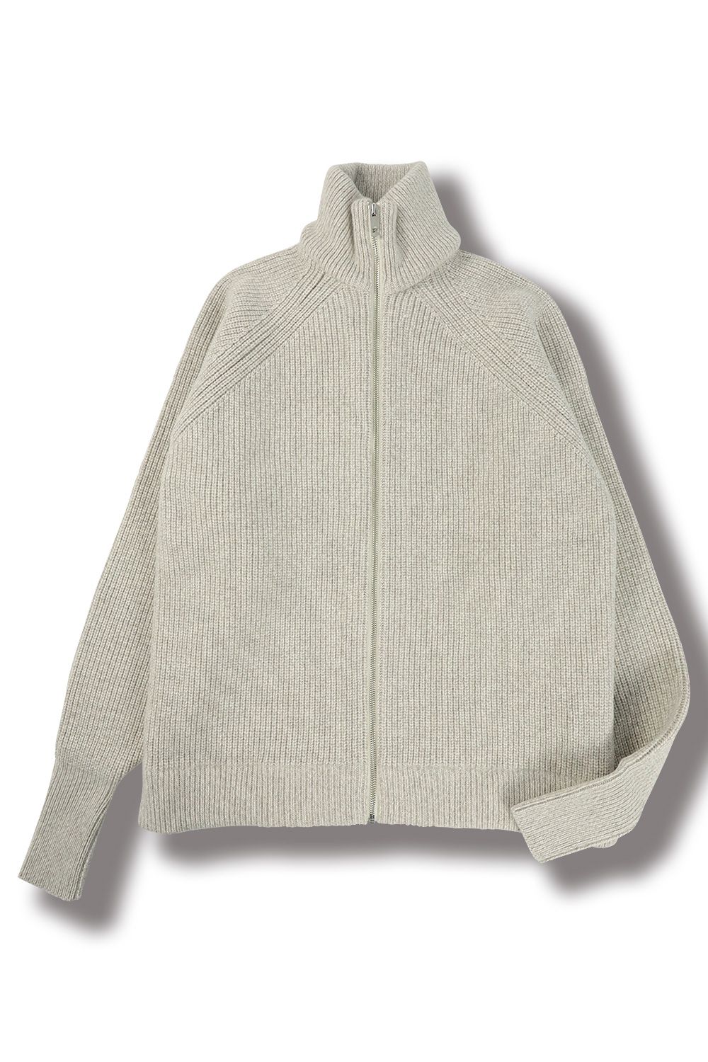 THE RERACS - 【23AW】RERACS DRIVERS KNIT(ECRU/BULKY CASHMERE-SILK