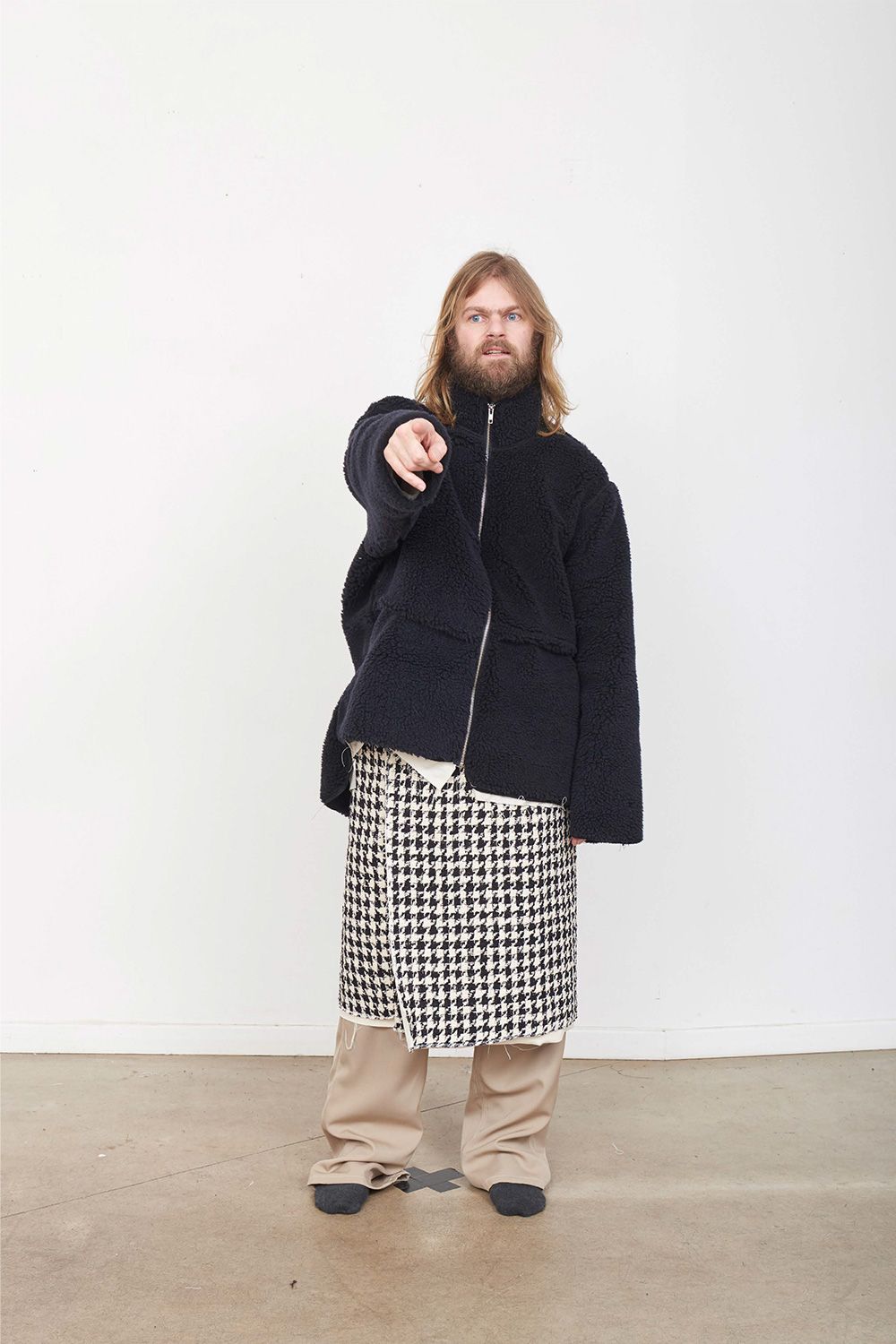 CAMIEL FORTGENS - SHEEP JACKET(DARK 