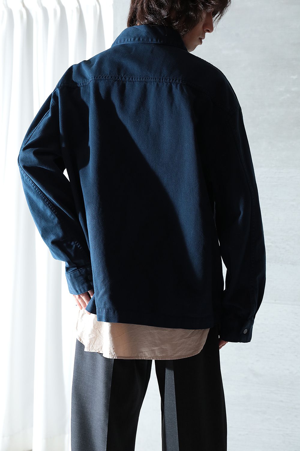 LEMAIRE - 【23AW】TRUCKER OVERSHIRT(MIDNIGHT INK) | Acacia ONLINESTORE