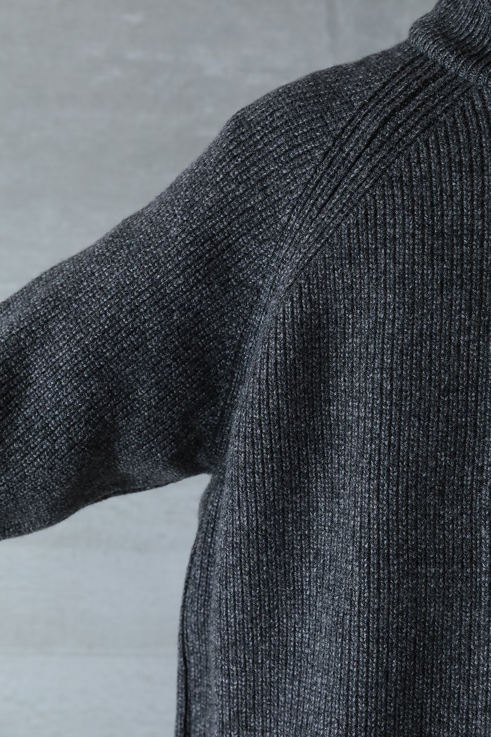 THE RERACS - 【23AW】RERACS DRIVERS KNIT(TOP GRAY/BULKY CASHMERE 
