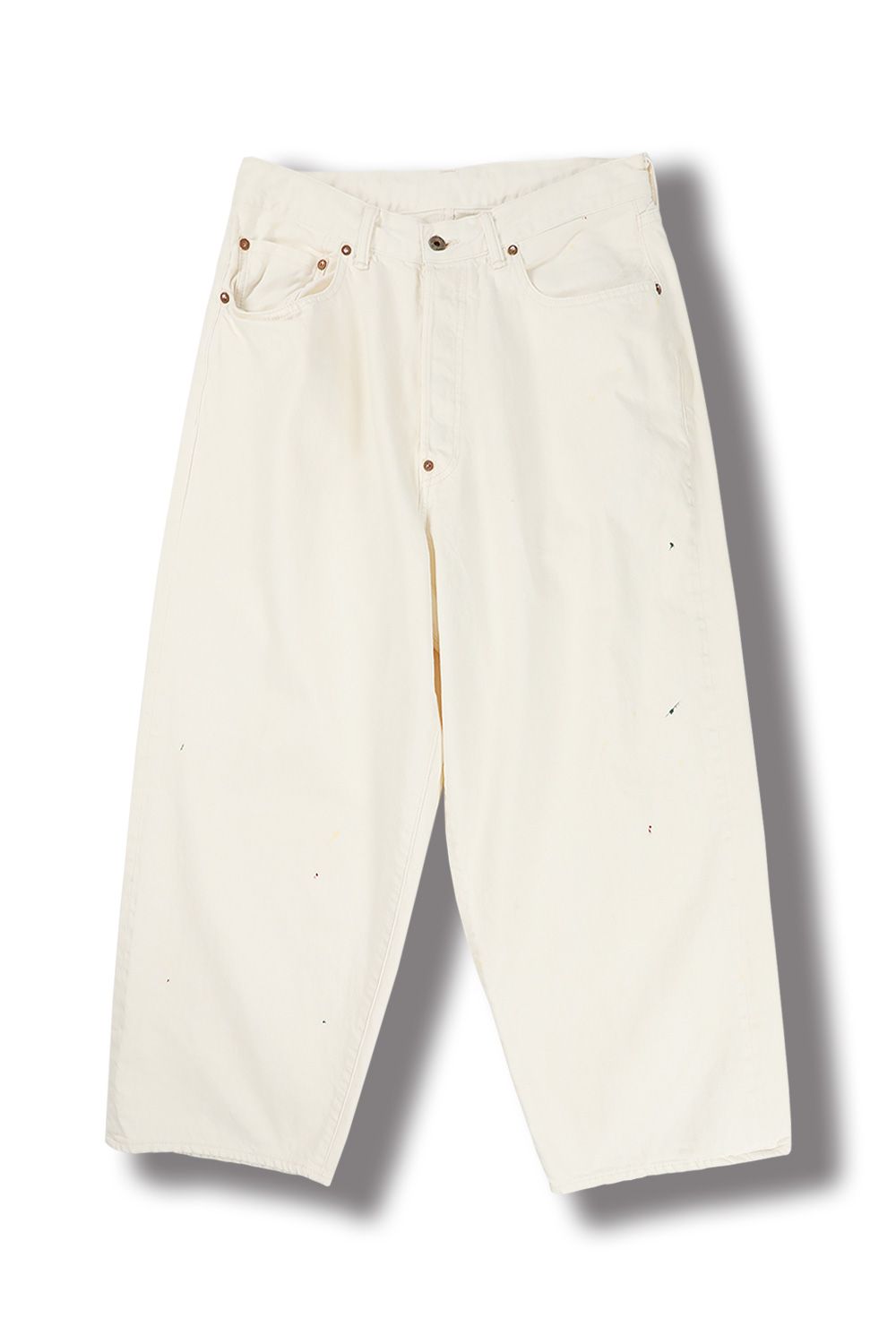 YOKO SAKAMOTO - DENIM 5P PANTS(FADE WHITE) | Acacia ONLINESTORE