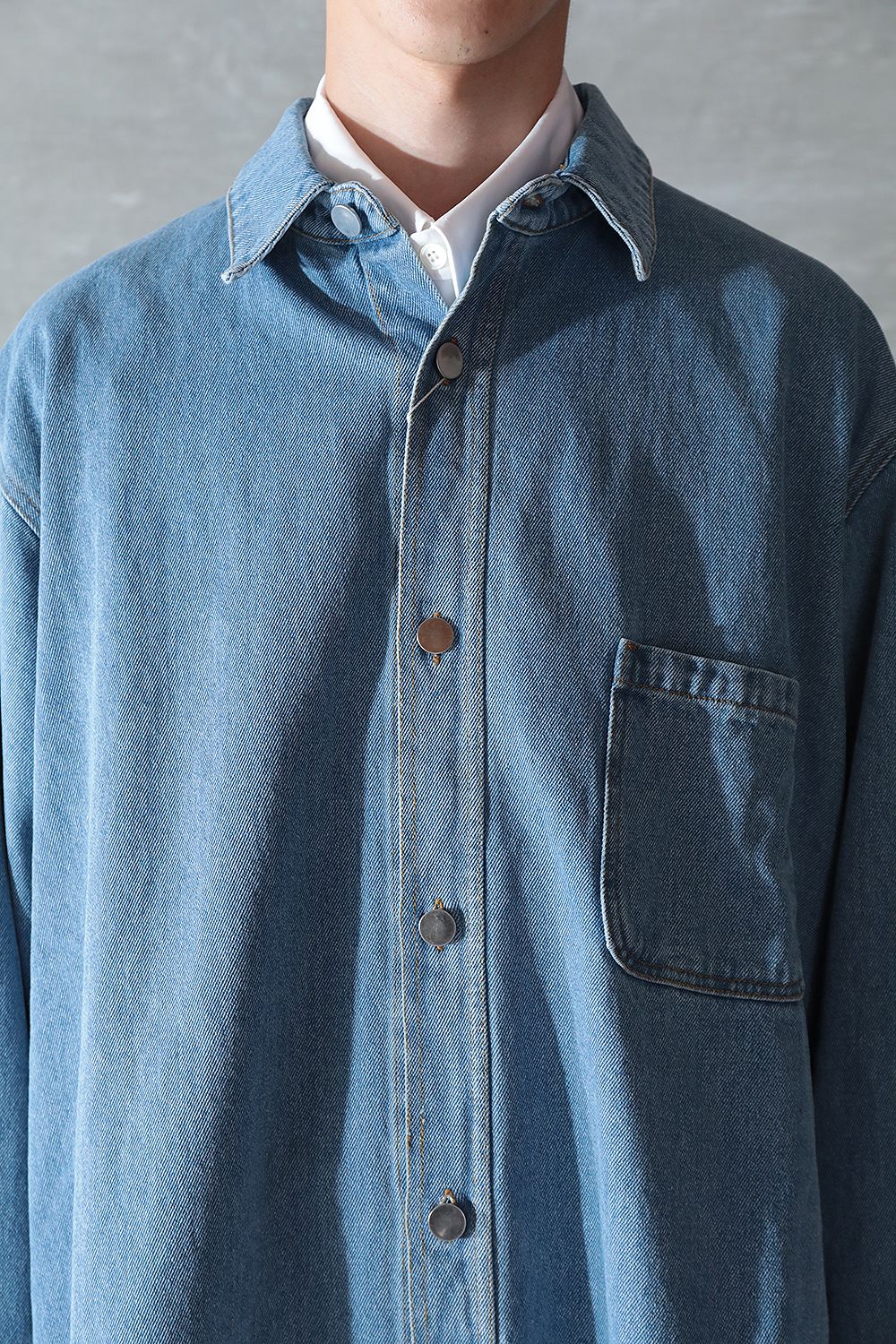 HED MAYNER - DENIM SHIRT(BLUE) | Acacia ONLINESTORE