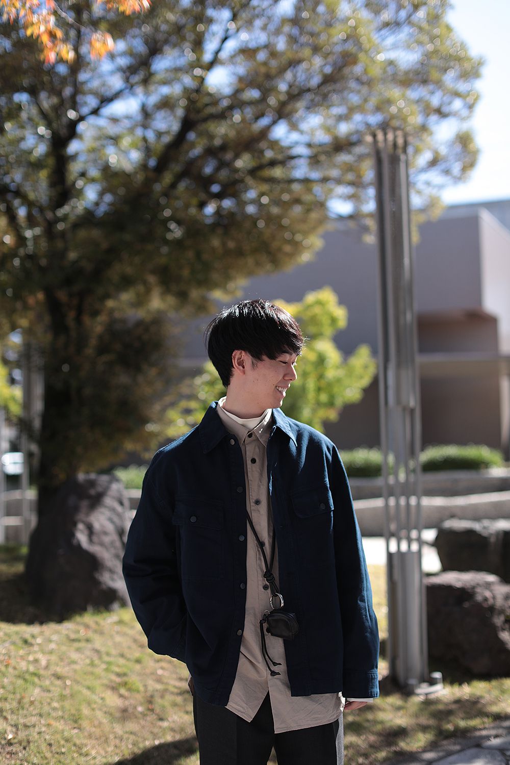 LEMAIRE - 【23AW/ラスト1点】TRUCKER OVERSHIRT(MIDNIGHT INK