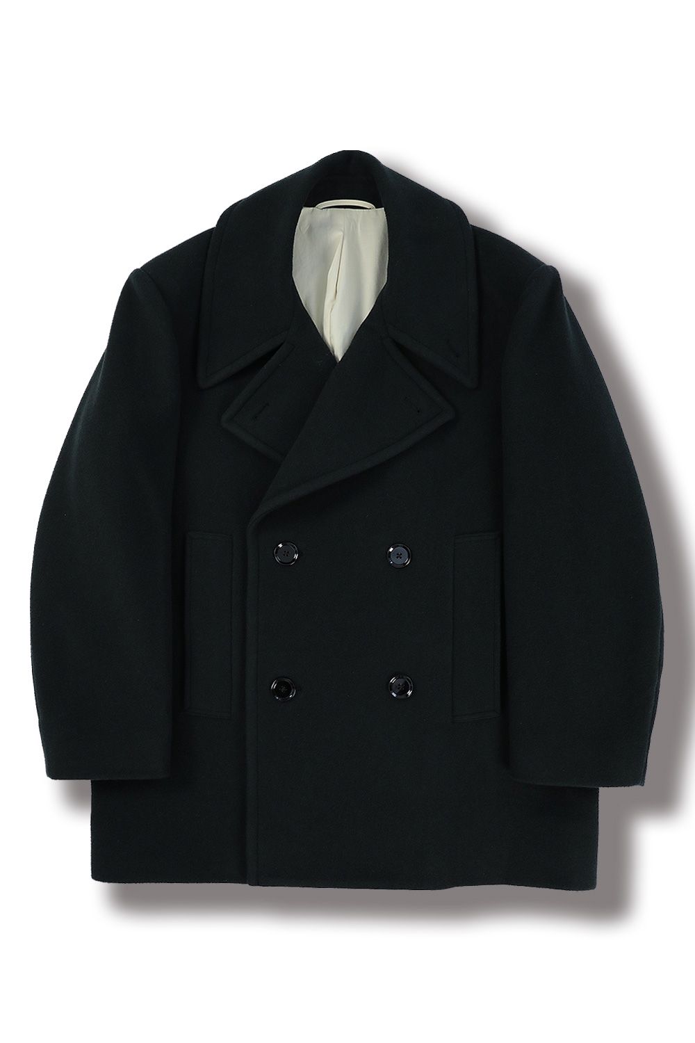 LEMAIRE - 【23AW/ラスト1点】MAXI PEA COAT(MIDNIGHT GREEN) | Acacia