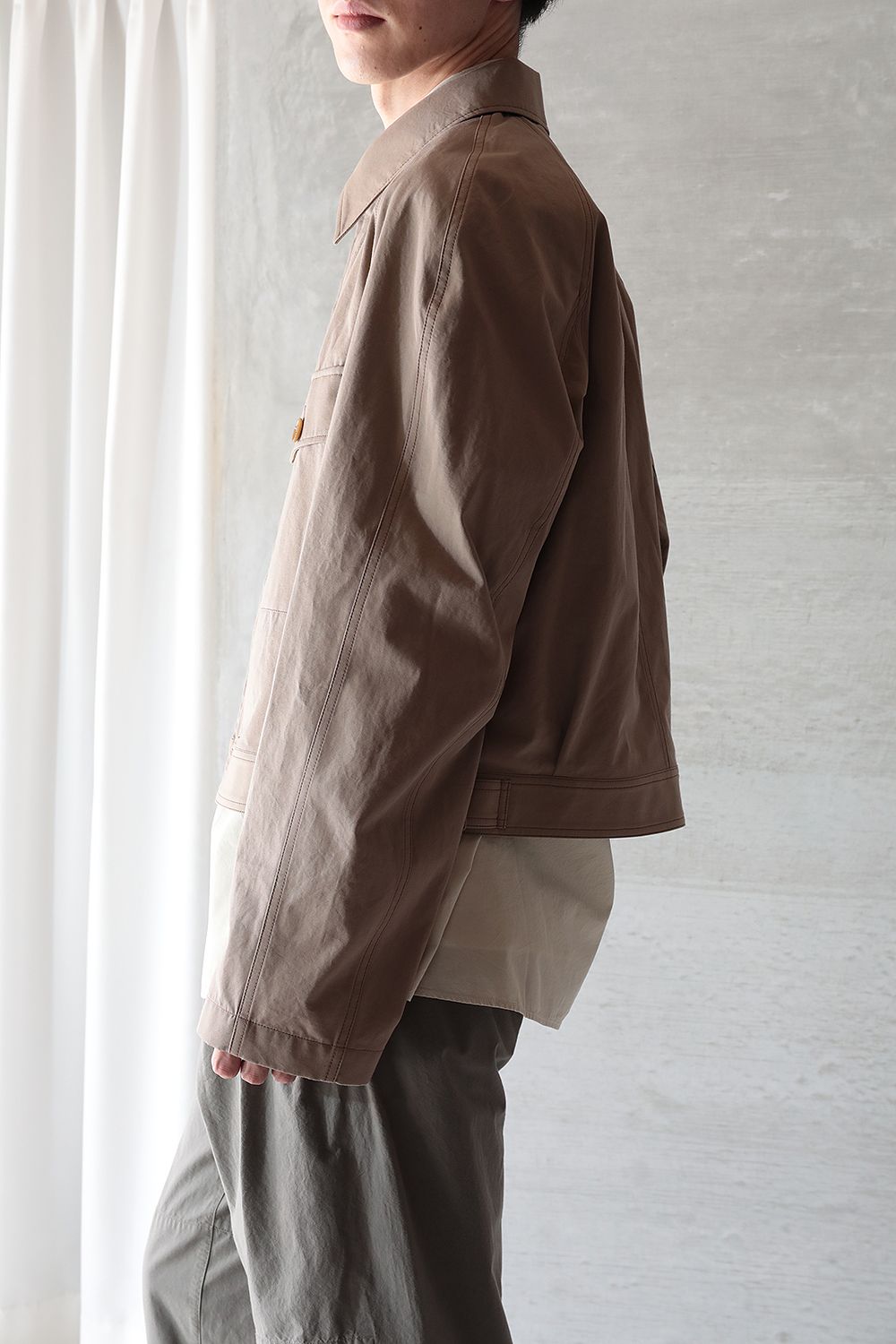 LEMAIRE - MILITARY BLOUSON(DARK BEIGE) | Acacia ONLINESTORE