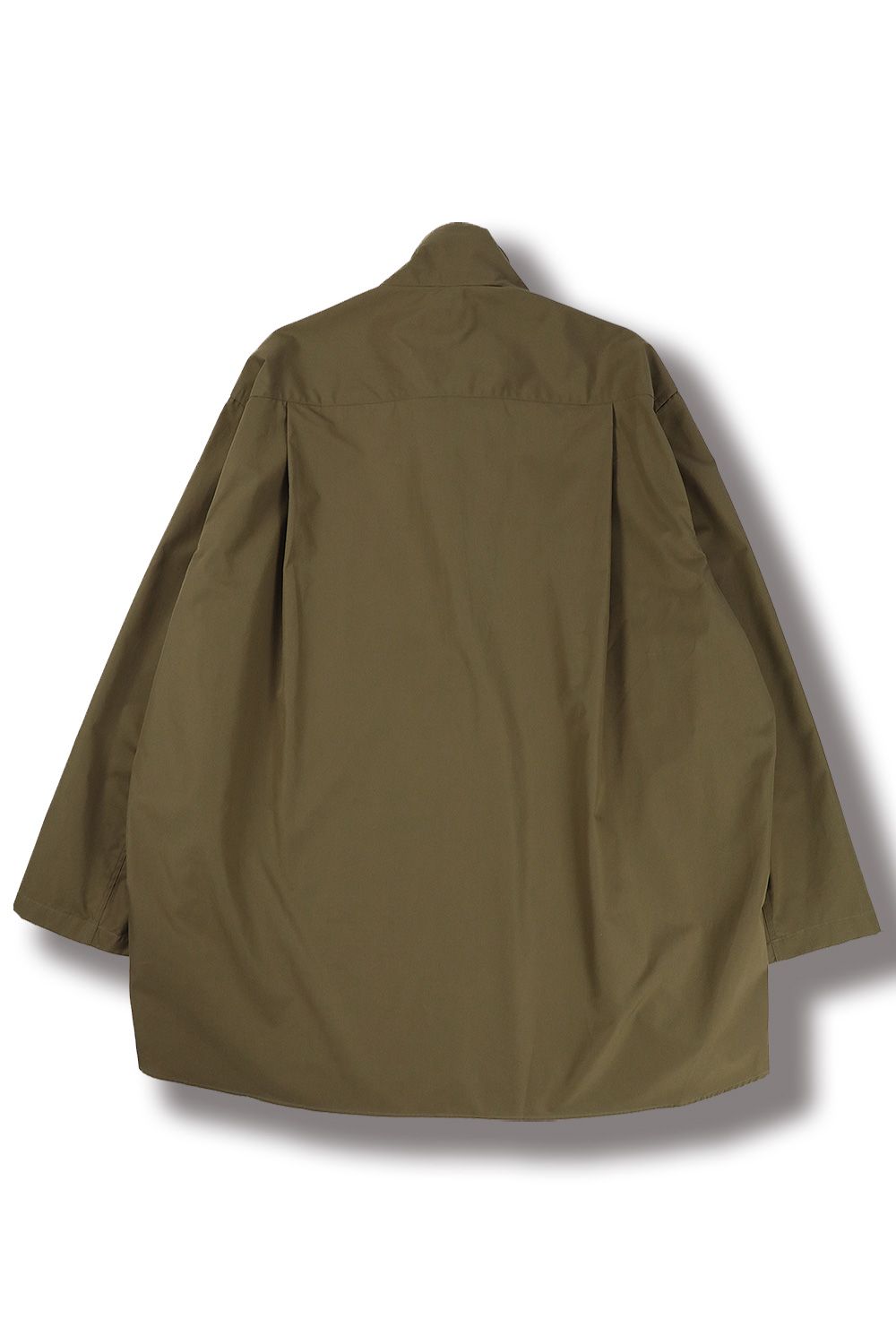 HED MAYNER - 【ラスト1点】EXTENDED-COLLAR SHIRT(BROWN) | Acacia