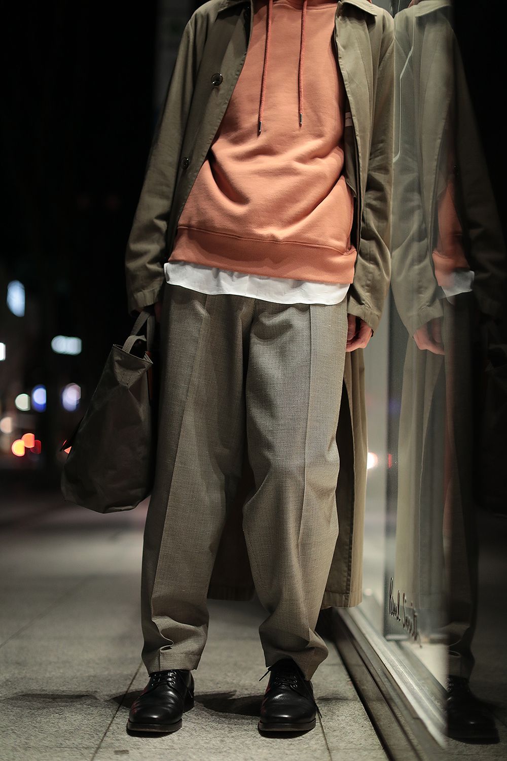 LEMAIRE - 【ラスト1点】TAPERED PANTS(BEIGE/GREY) | Acacia ONLINESTORE