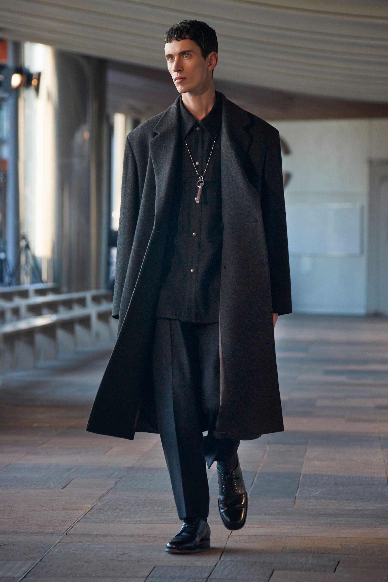 LEMAIRE STRAIGHT COAT ルメール ストレートコート-