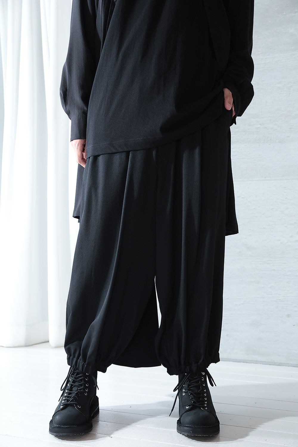 yohji yamamoto pour homme 22awラップパンツ | gulatilaw.com