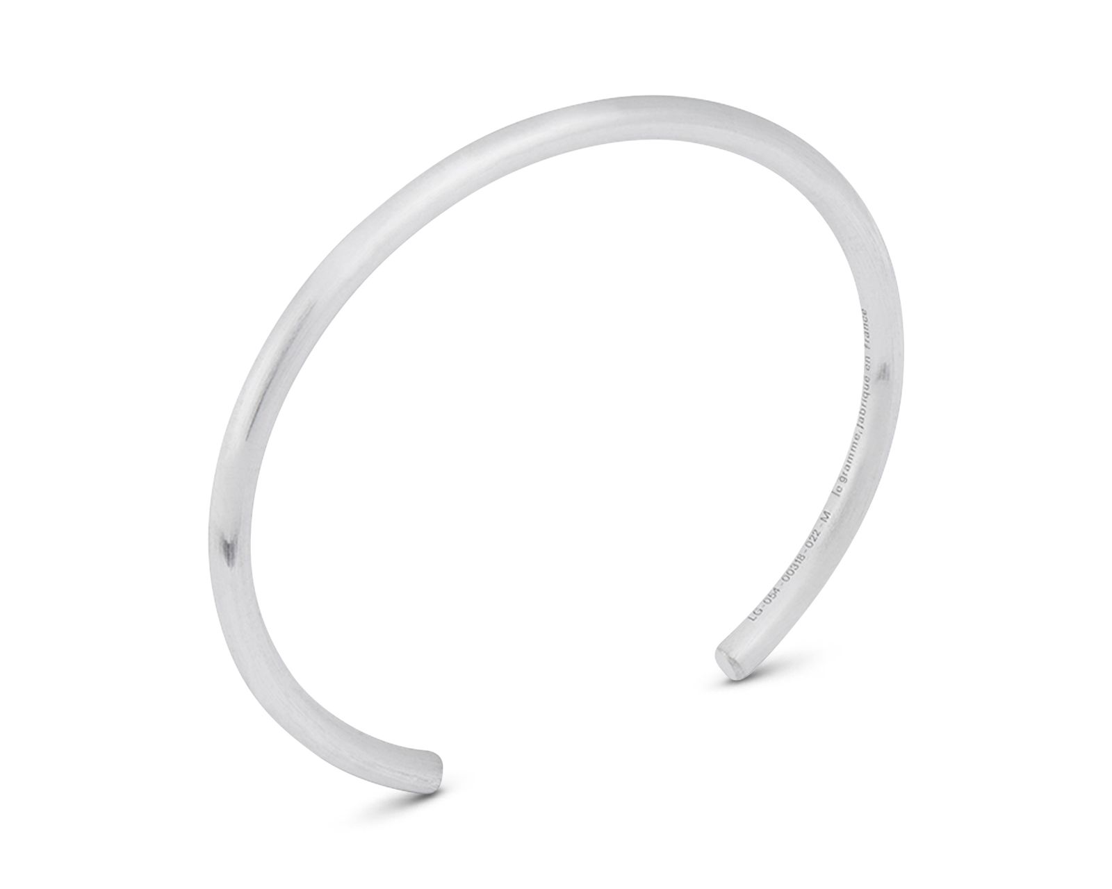 Le gramme - ribbon bracelet le 15g(SLICK BRUSHED SILVER) | Acacia