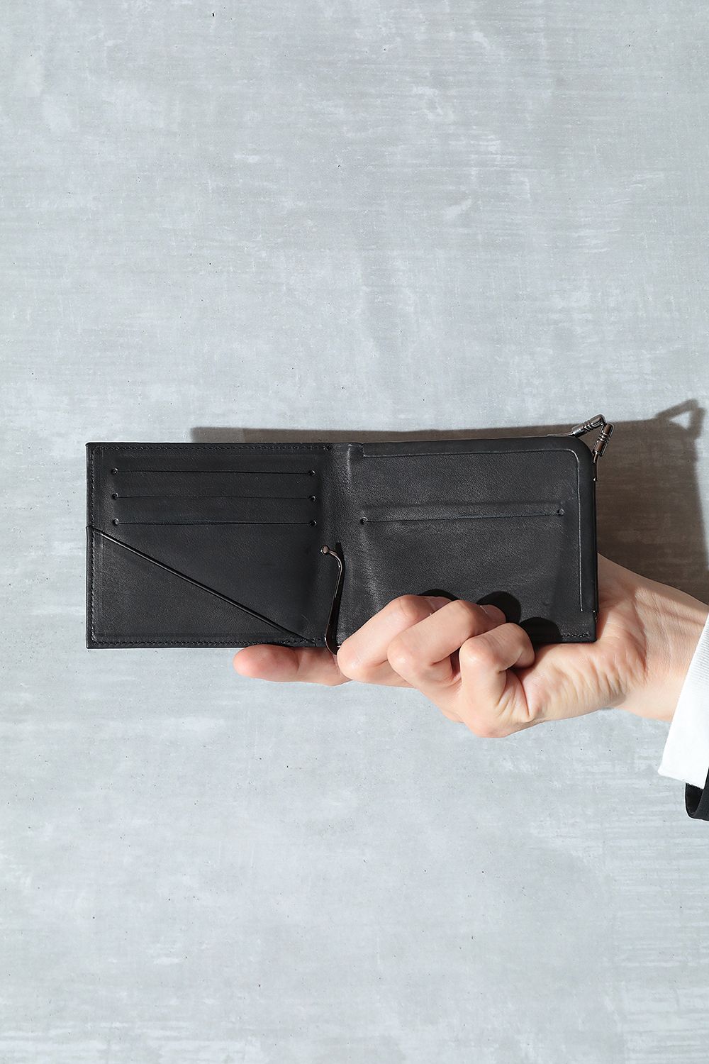 yohji yamamoto - 【discord】MONEY CLIP WALLET(BLACK) | Acacia