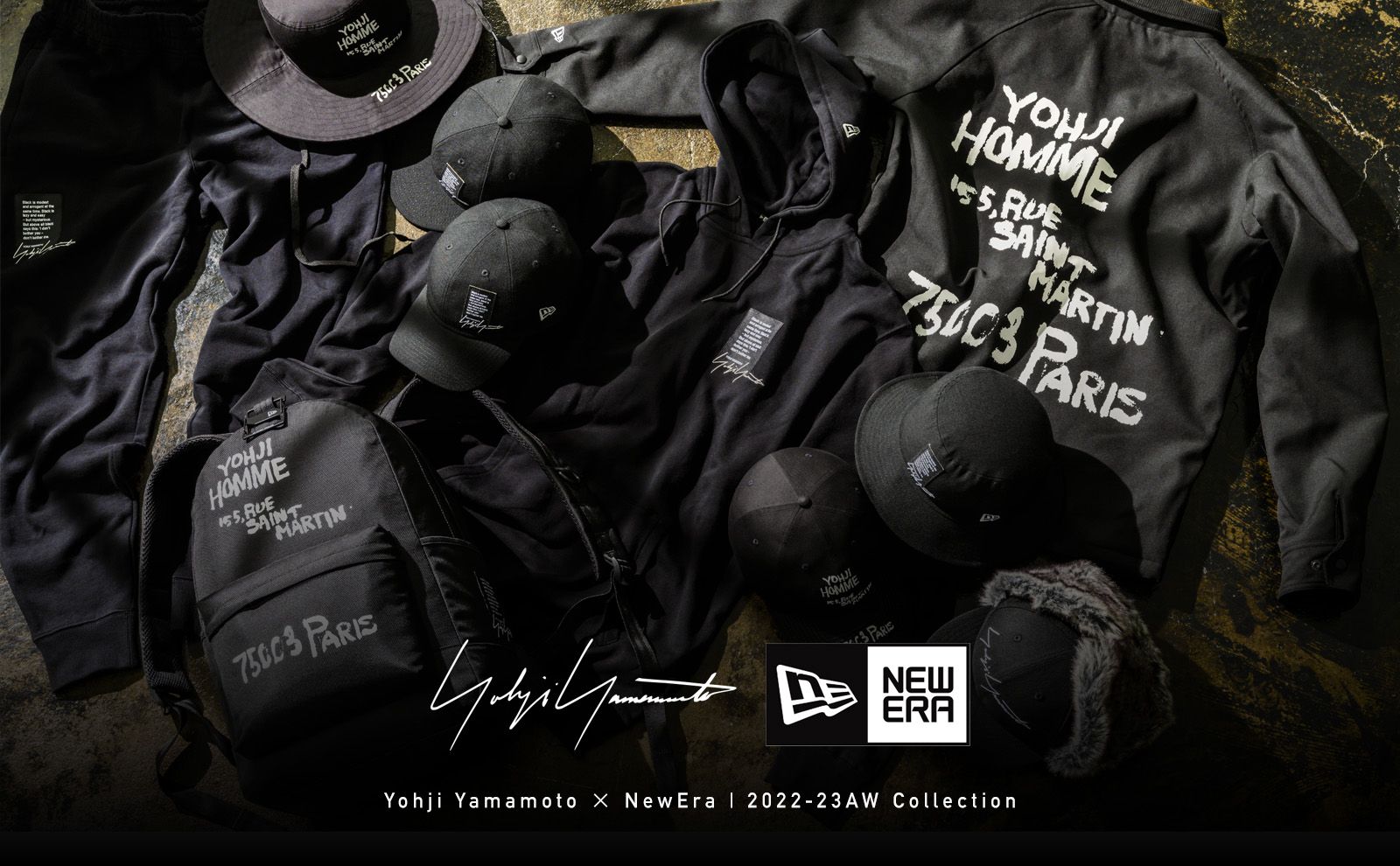 Yohji Yamamoto × NEW ERA】2022AW Exclusive Collection 